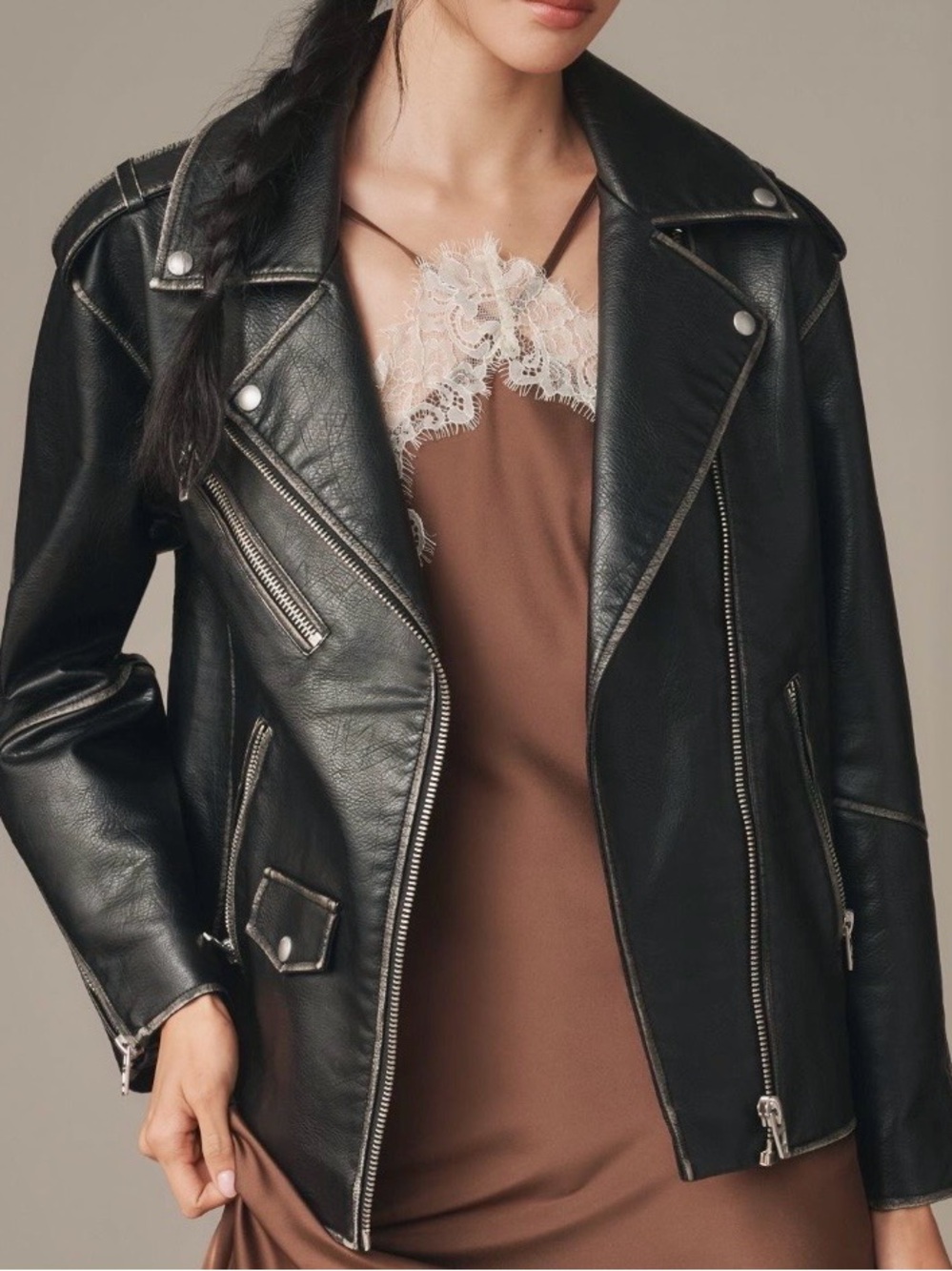 BLANK Moto Jacket. Size S.  NWT
